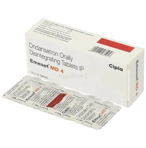 emeset 4mg tablet 10's